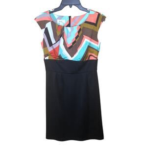Alyx Geometric Black Orange Green Dress New 4